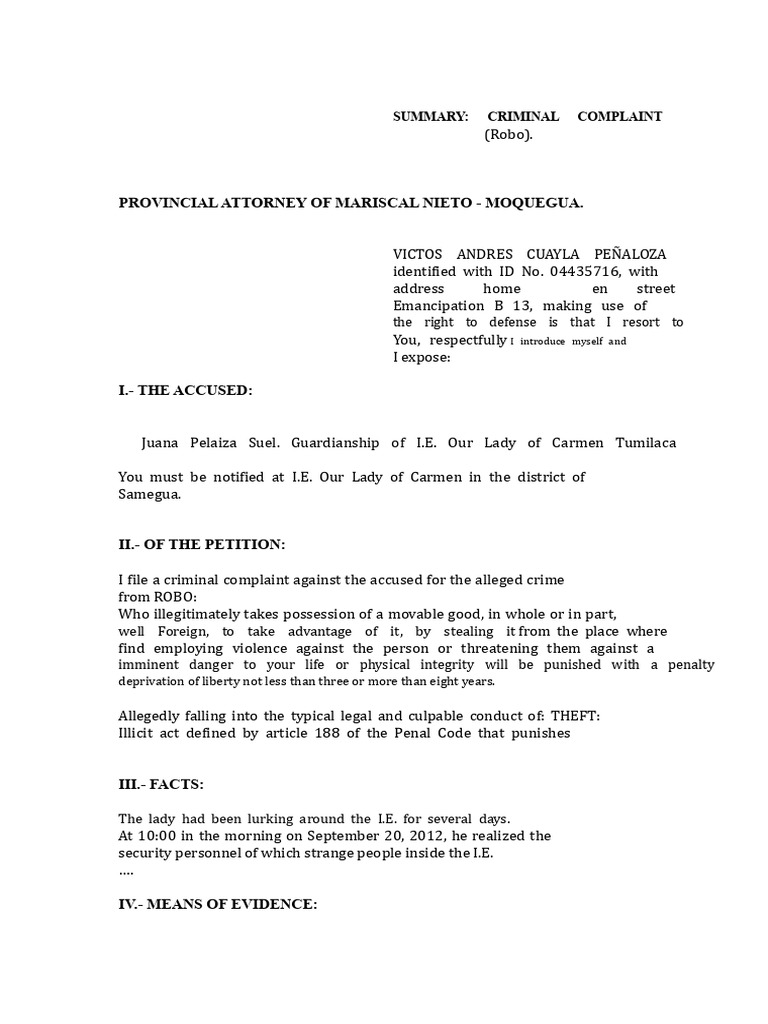 Report Theft | PDF