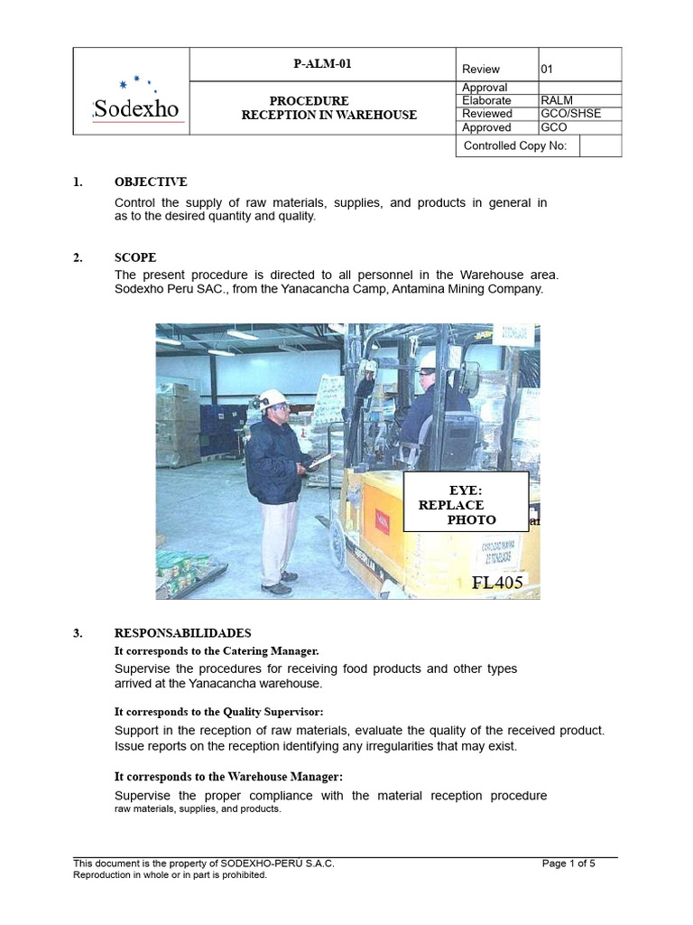 Warehouse Receipt Procedure Guide | PDF | Warehouse