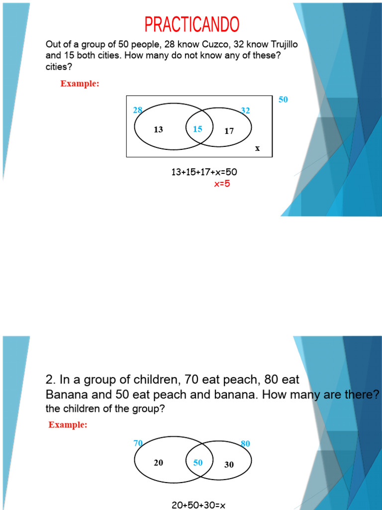 4 Practice of sets II | PDF | Mathematics