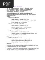 Ulna Length to Height Estimation Chart | PDF | Joints | Primate Anatomy