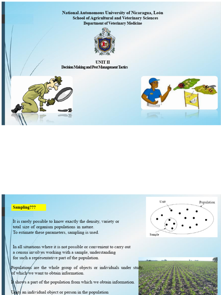 Pest Management Sampling Techniques Guide | PDF | Sampling (Statistics ...