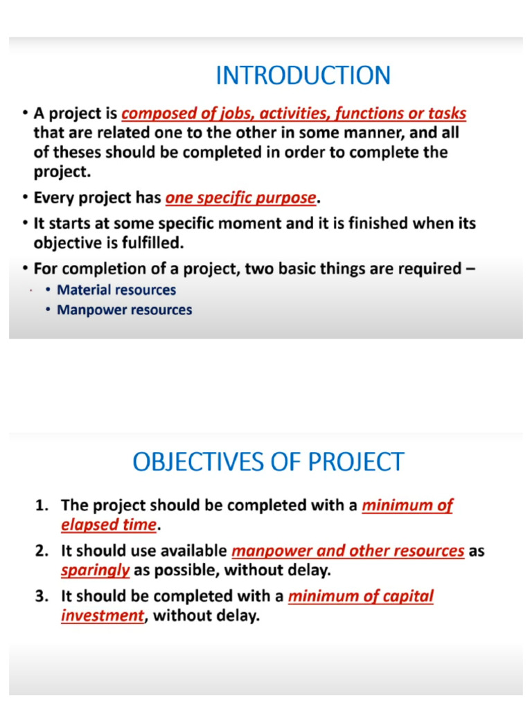 CPM Part 1 | PDF