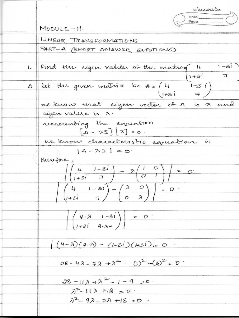 LAC Module II Part-A | PDF