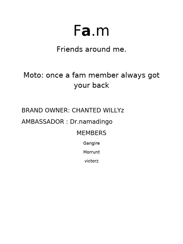 Fam | PDF