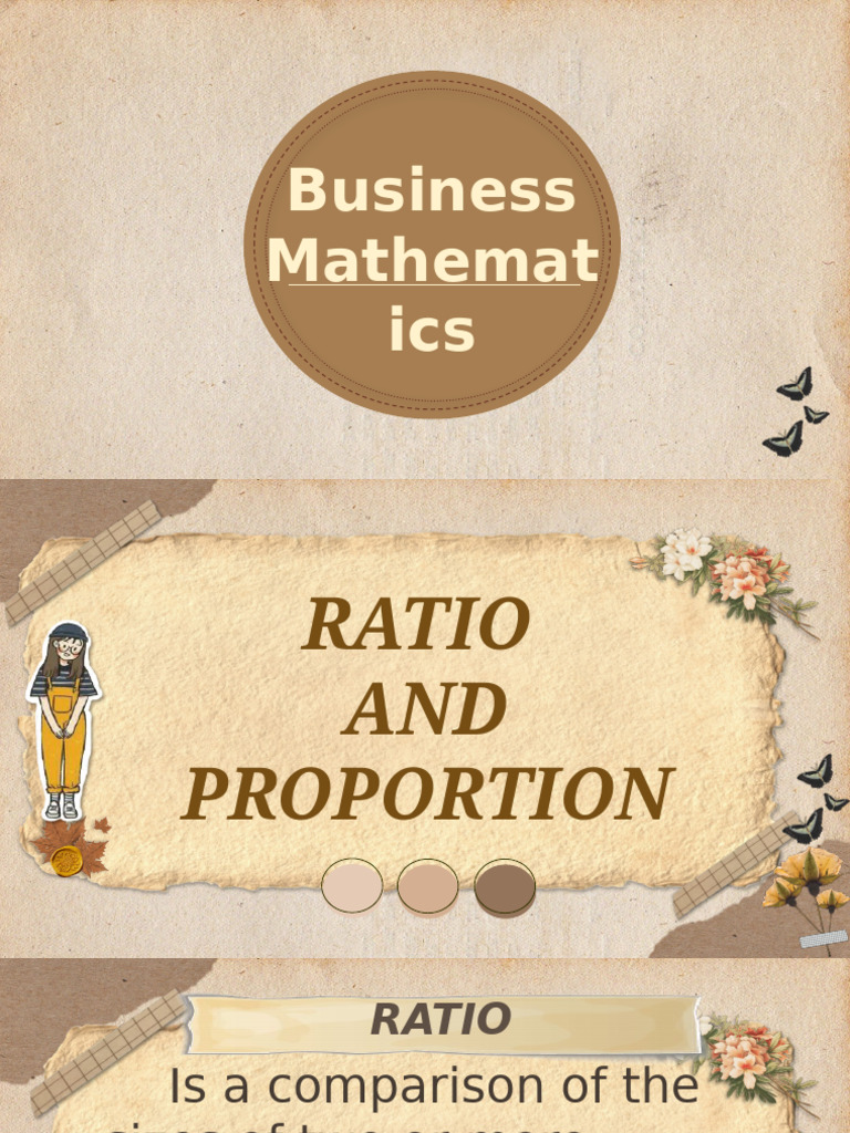 Business Math l2 | PDF | Ratio | Mathematics