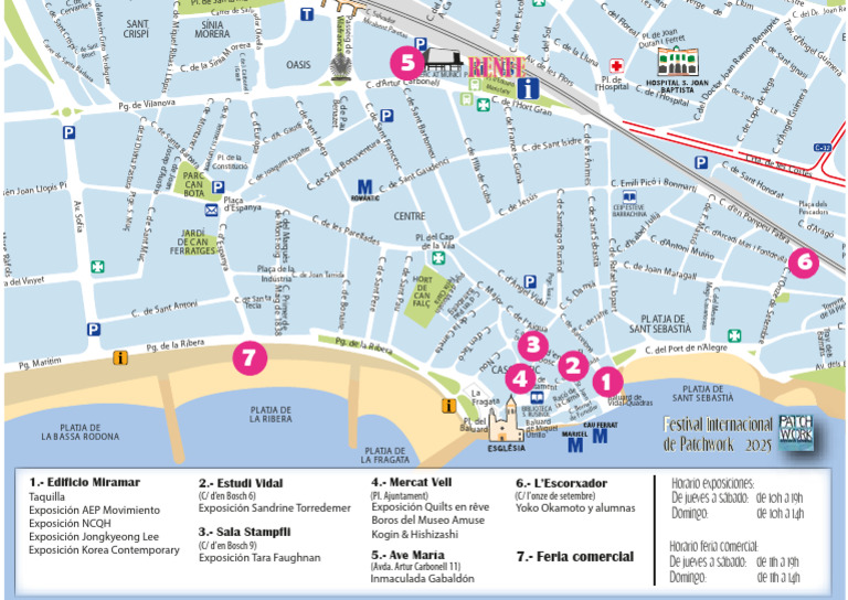 Plano Sitges 2025 Ubicaciones | PDF