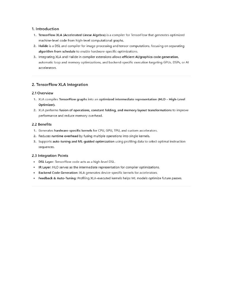 Int With Tensorflow Xla | PDF