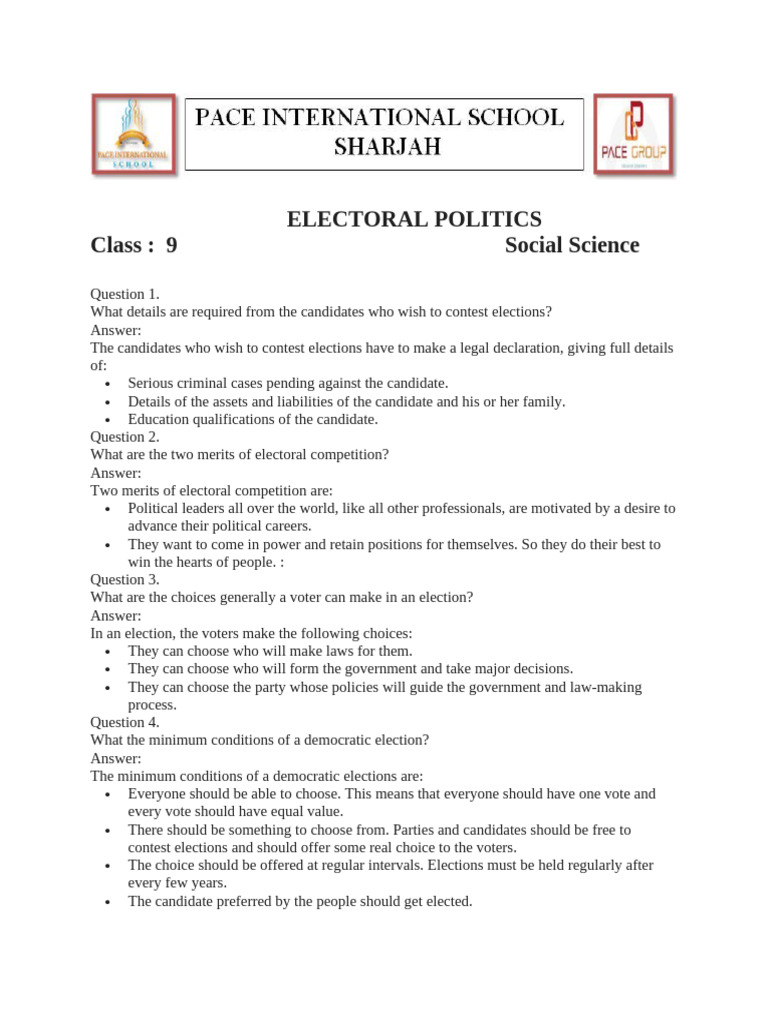 Understanding Electoral Politics in India | PDF | Elections | Voting