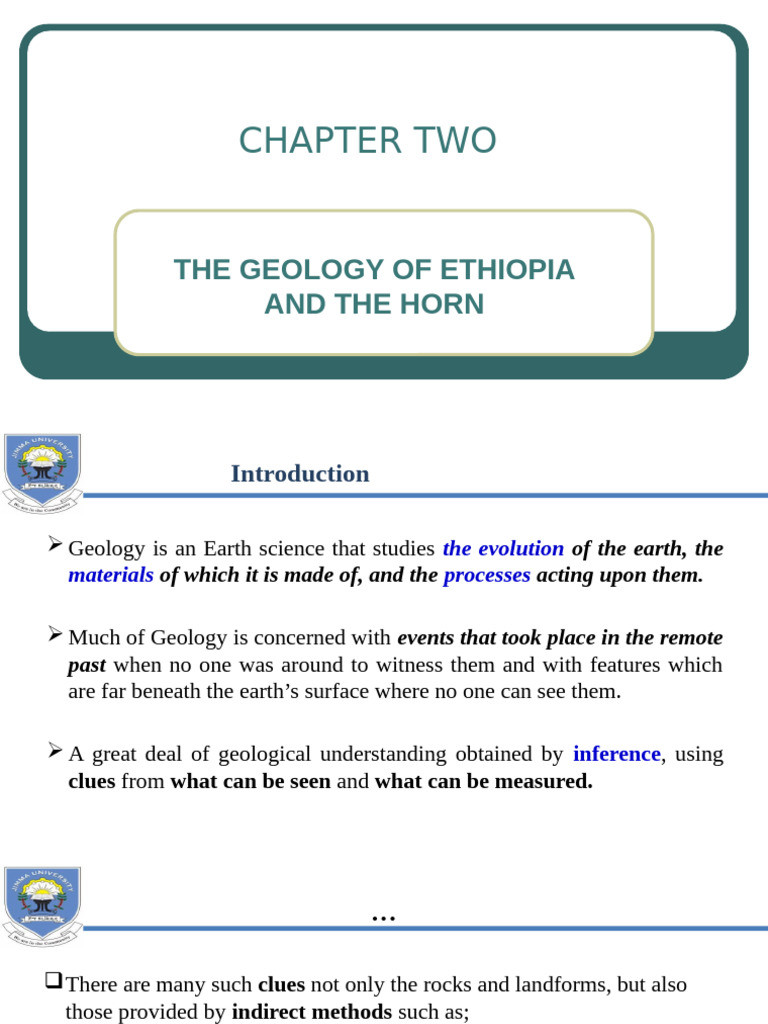 Ethiopian Geo ch2 | PDF | Continent | Lake