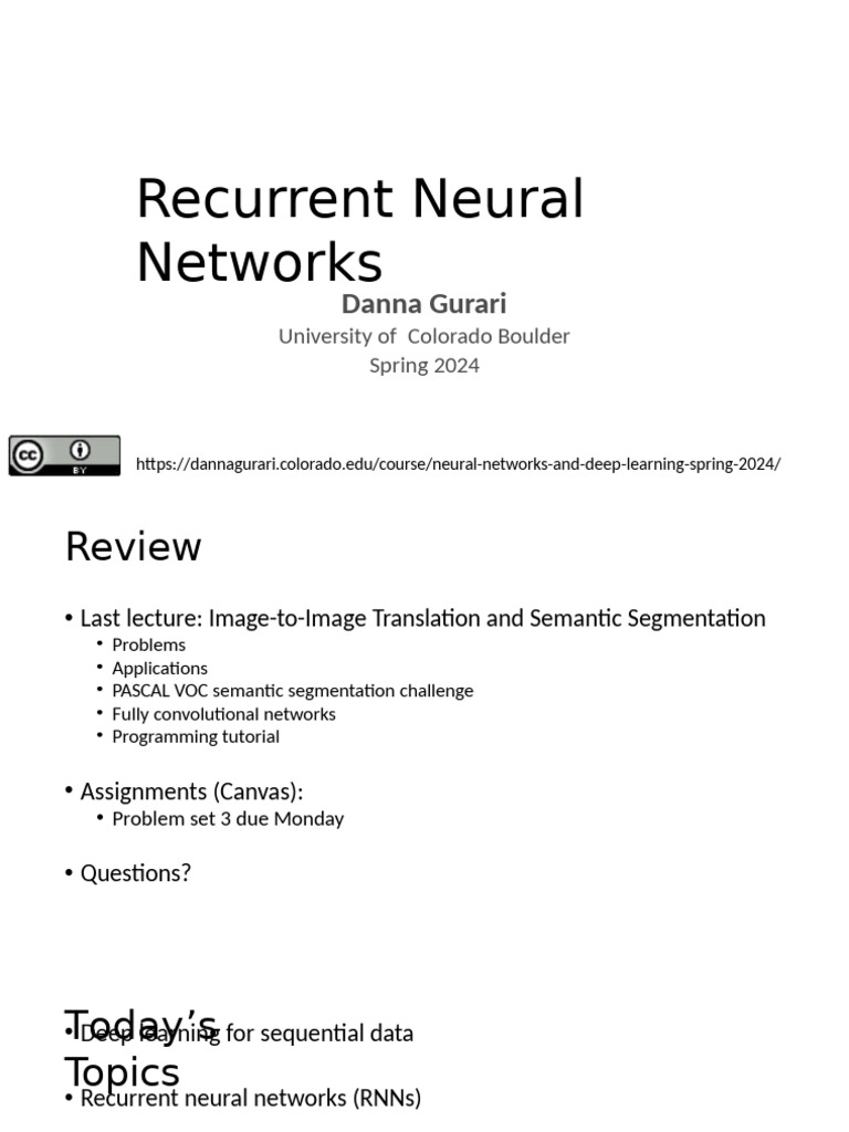 Understanding Recurrent Neural Networks | PDF | Deep Learning | Applied ...