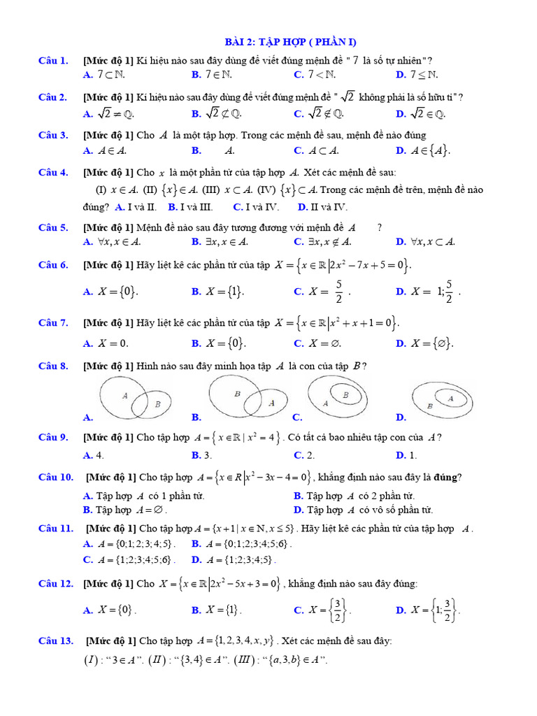 Phiếu Số 30 Tap Hop - Đề | PDF