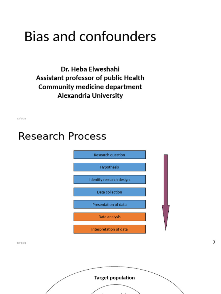 Understanding Bias and Confounders in Research | PDF | Confounding ...