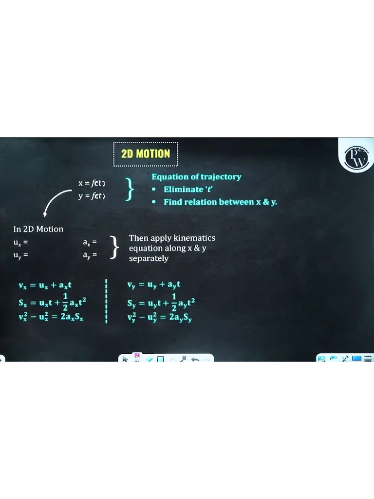 Motion in 2D | PDF