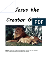 Is Jesus The Creator God?