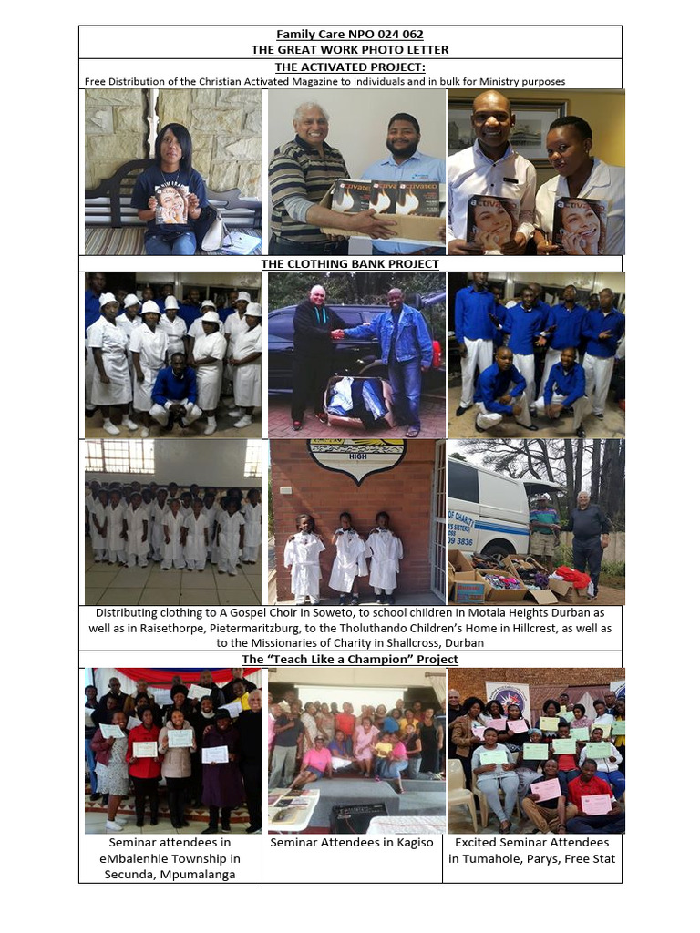 Community Outreach and Support Initiatives | PDF