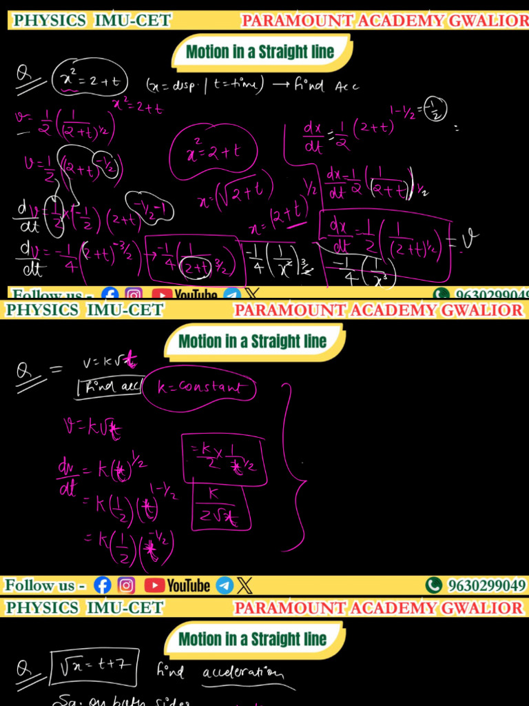 Physics Lec 3 | PDF