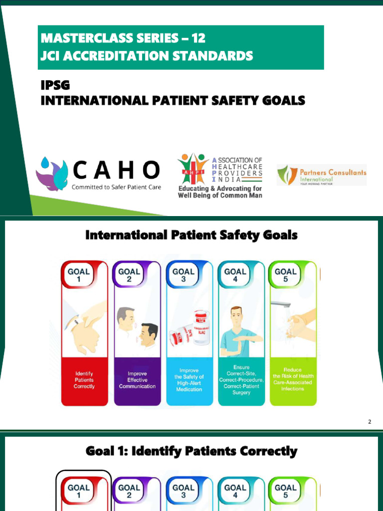 3. IPSG (3) | PDF | Surgery | Hand Washing