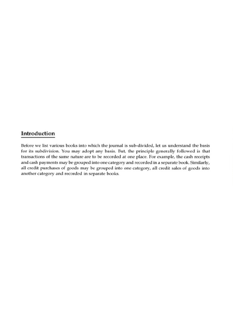 Subsidiary Books | PDF