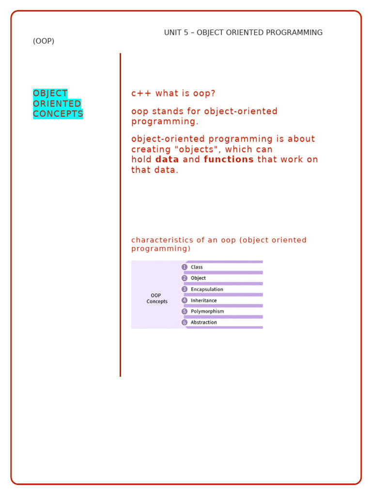 Understanding Object-Oriented Programming | PDF