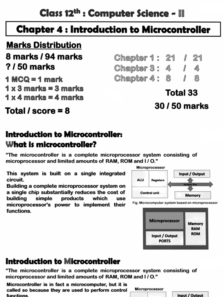 Intro To Microcontroller | PDF