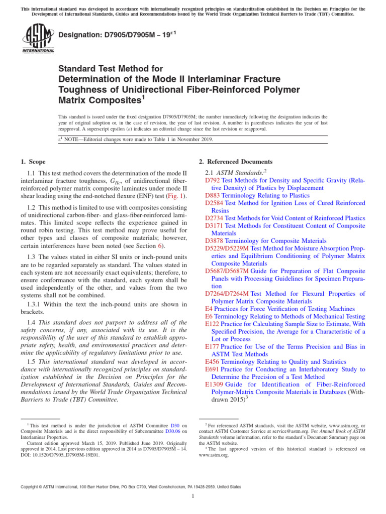 Mode II Fracture Toughness Test Standard | PDF | Fracture Mechanics ...