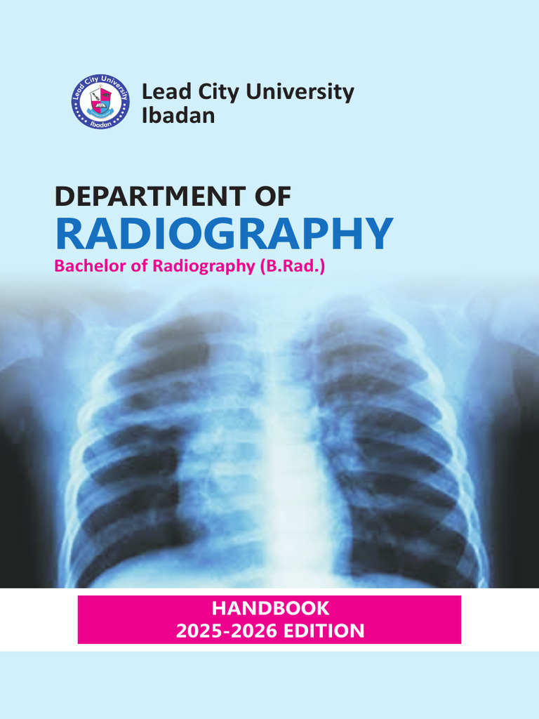 Lead City University Radiography Handbook 2025 | PDF | Medical Imaging ...