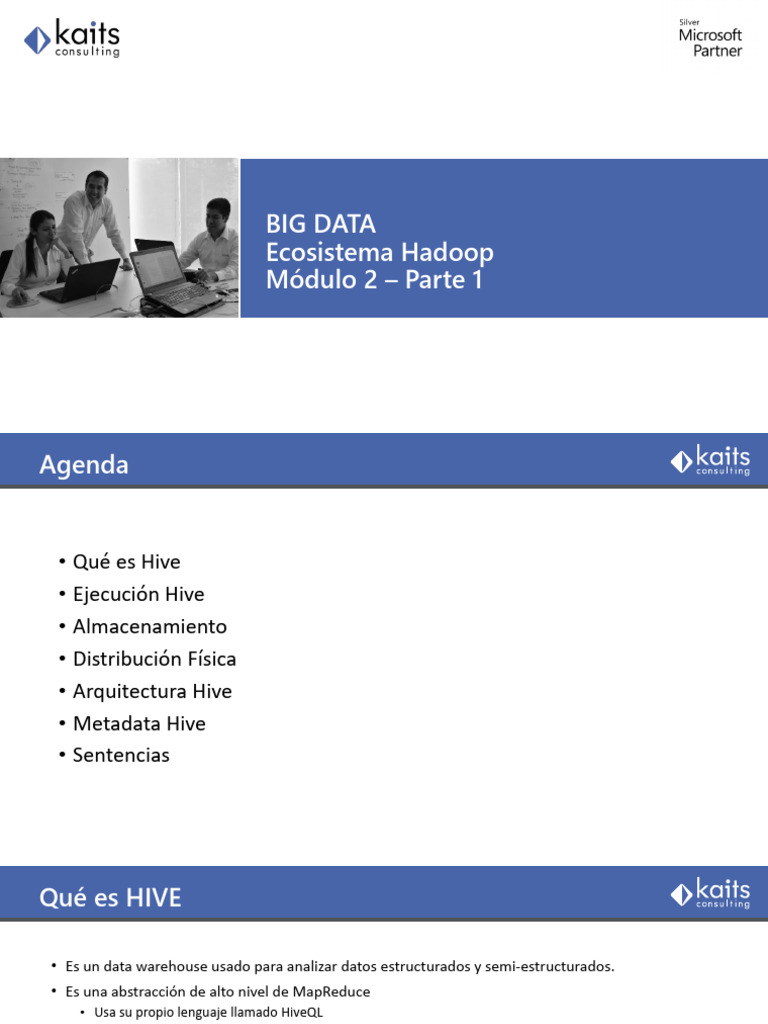 Clase 3 - Hive | PDF | Apache Hadoop | Mapa reducido