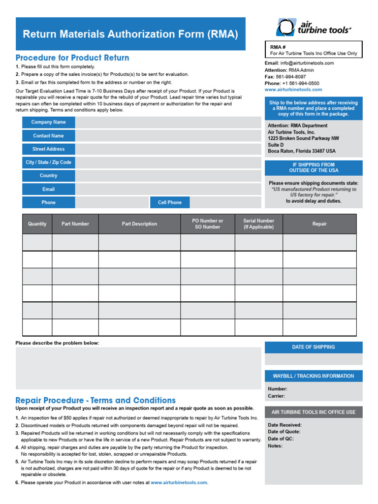 RMA | PDF | Receipt