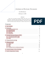 Graphics For Inclusion in Electronic Documents: Ian Hutchinson February 6, 2005