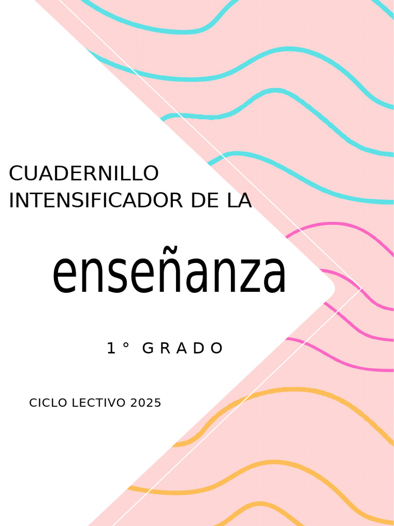 Cuadernillo de Actividades 1° Grado 2025 | PDF
