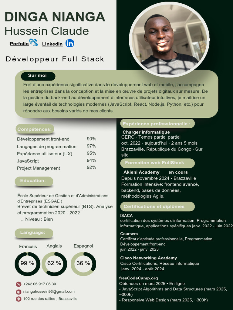Développeur Full Stack : Compétences et Parcours | PDF | Programmation ...