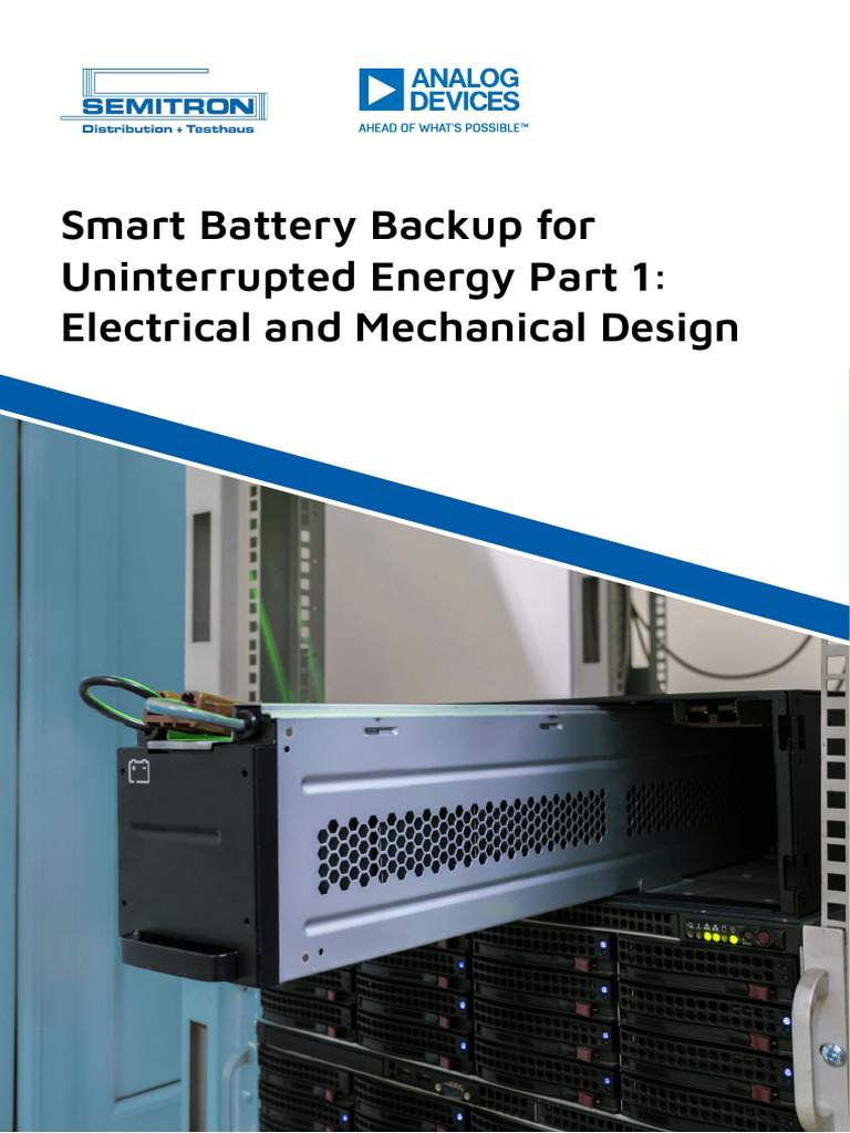 OCP ORV3 Smart Battery Backup Design | PDF | Battery Charger | Data Center