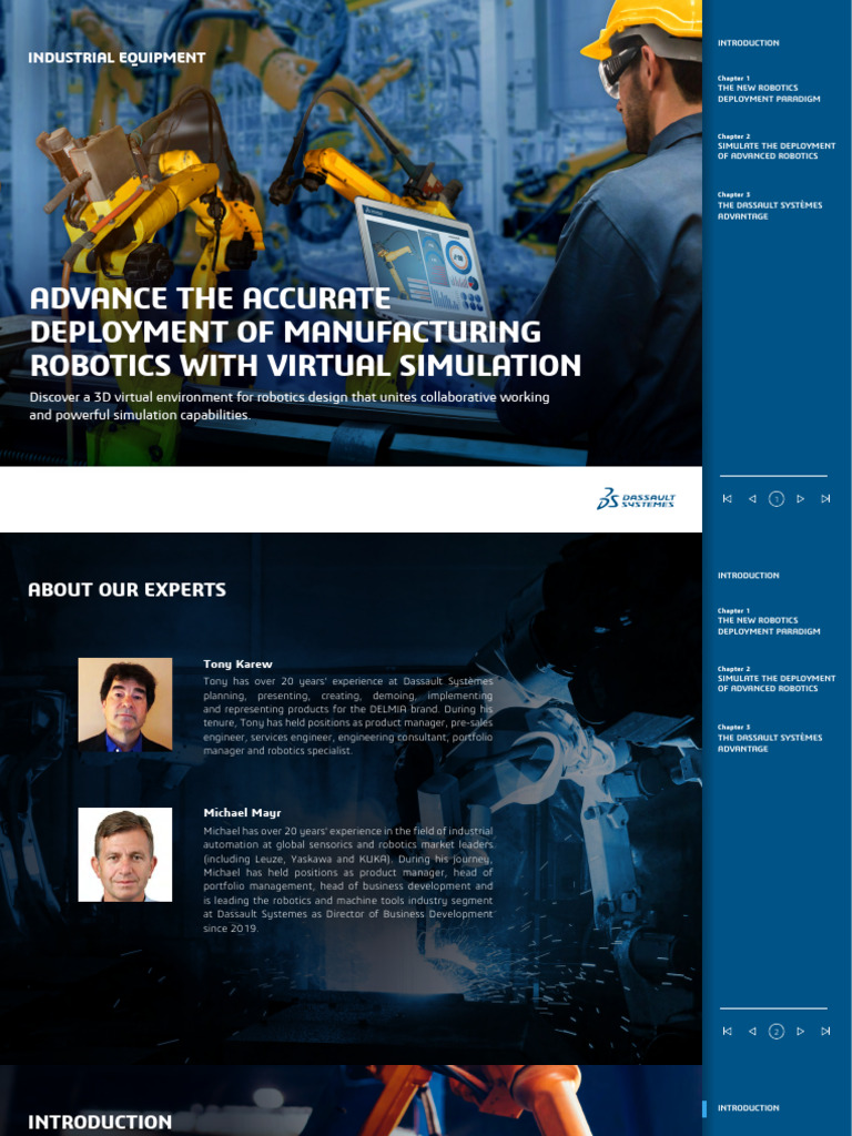 Virtual Simulation for Robotics Deployment | PDF | Simulation | Robotics