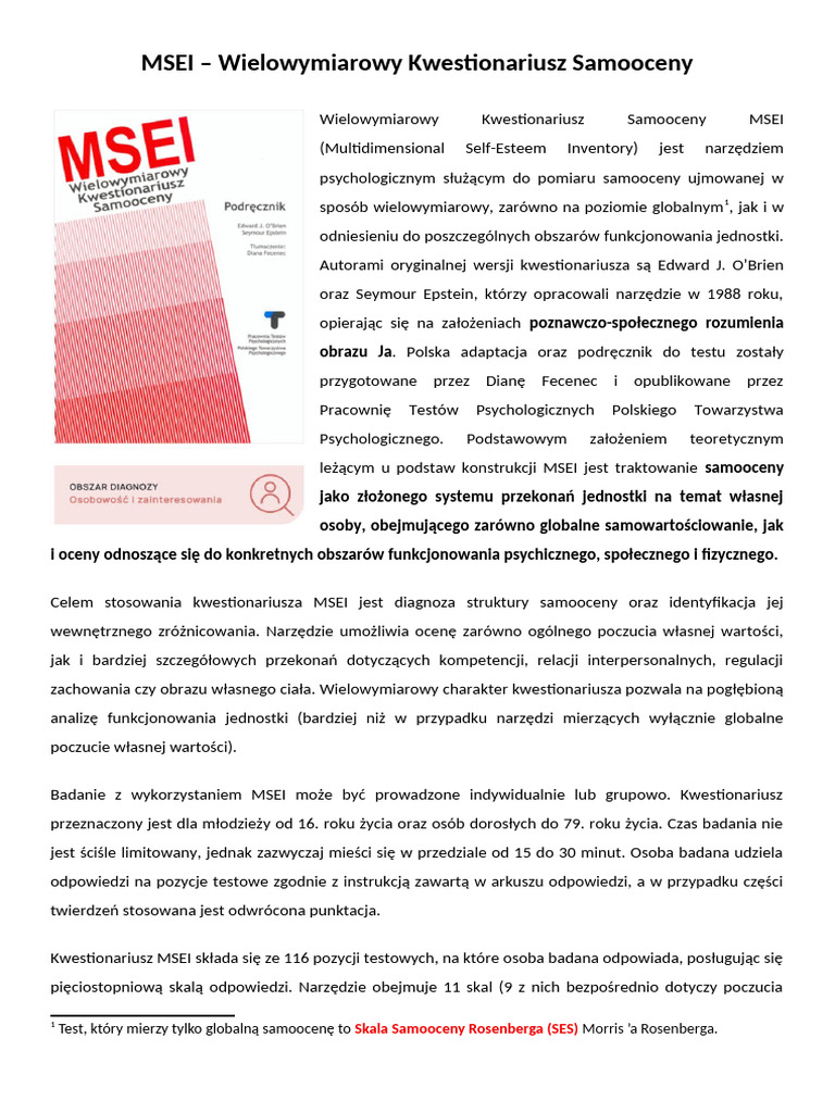 MSEI | PDF