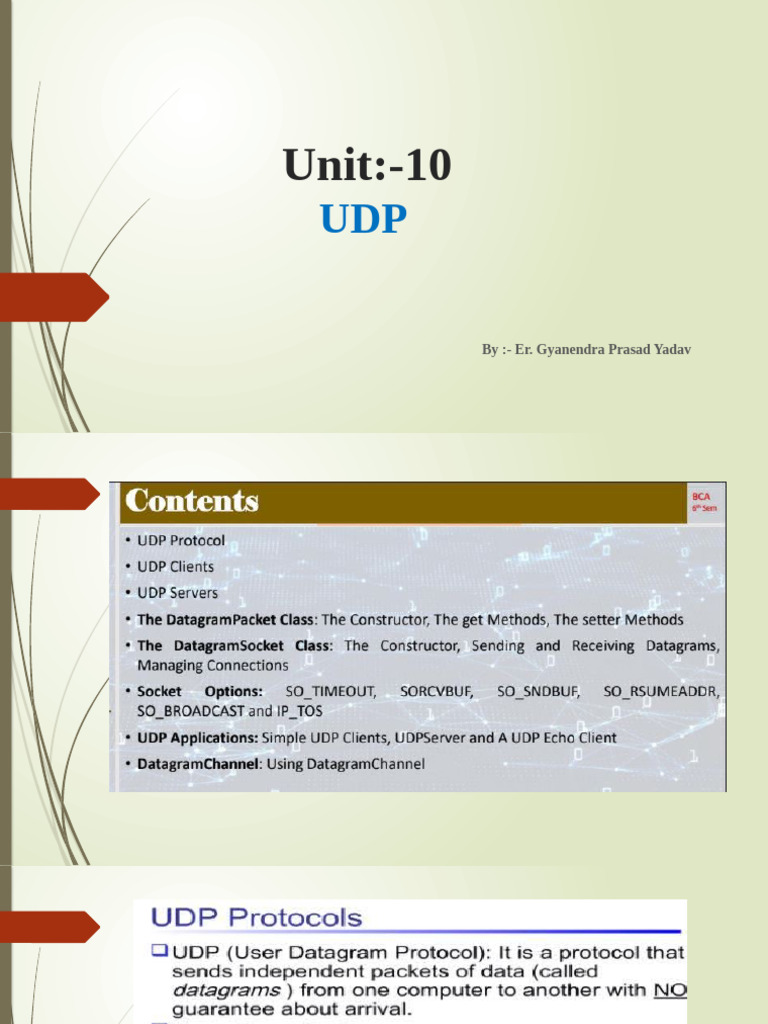 UDP Client and Server Programming Guide | PDF
