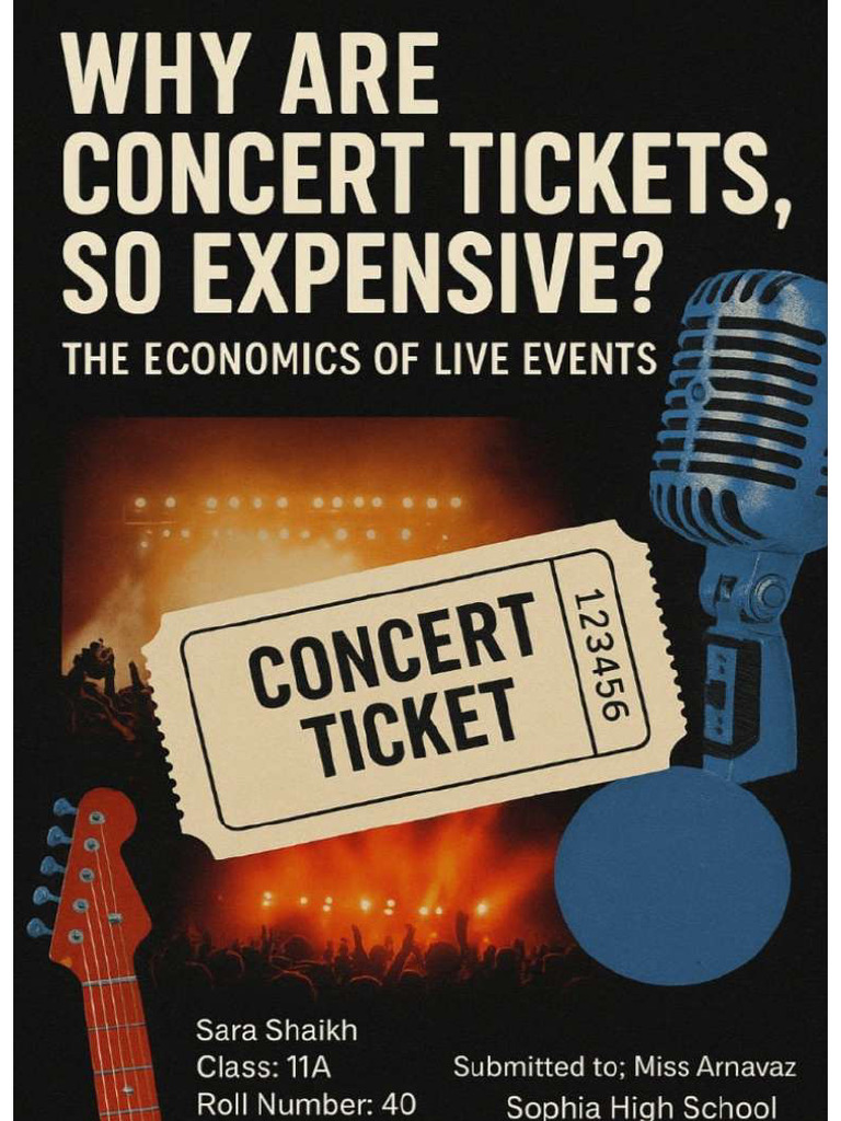 Why Are Concert Tickets So Expensive | PDF
