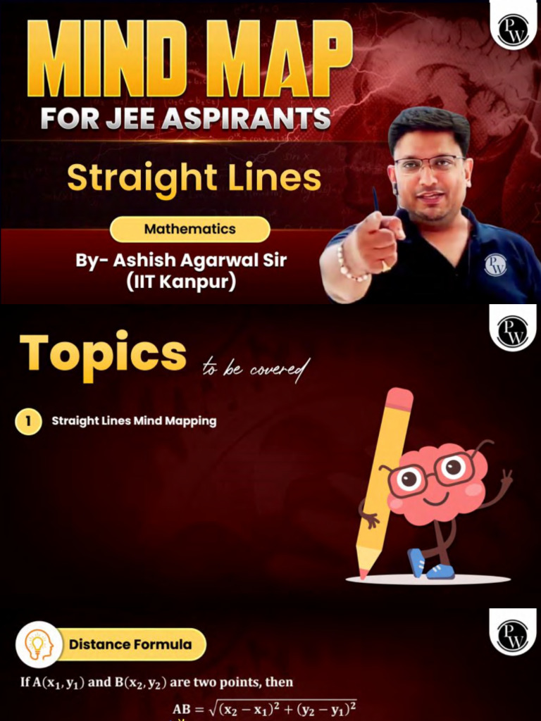 Straight Lines Class Notes | PDF