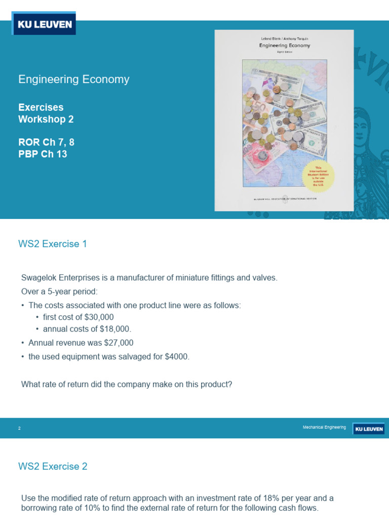 Workshop 2 | PDF | Investing | Option (Finance)