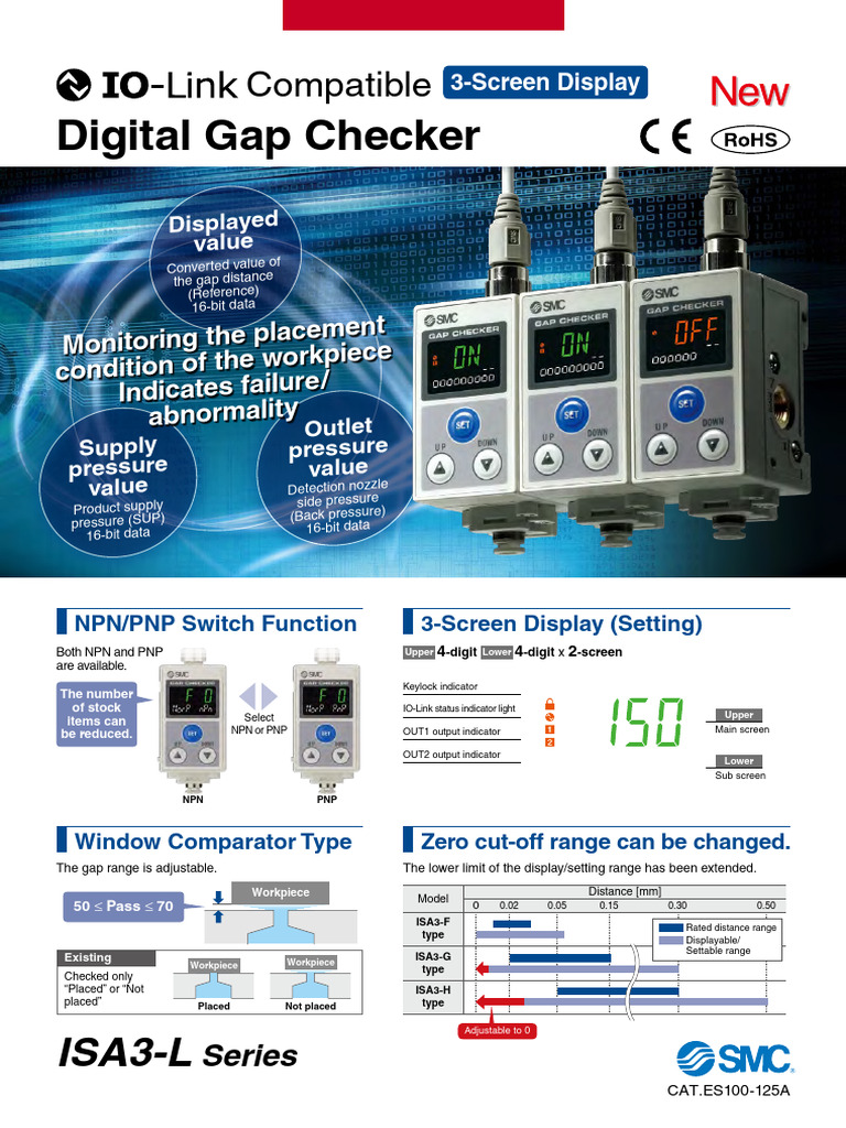 Digital Gap Checker ISA3-L Series Overview | PDF | Electrical ...