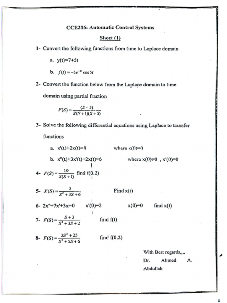 AC - Sheet 1 | PDF