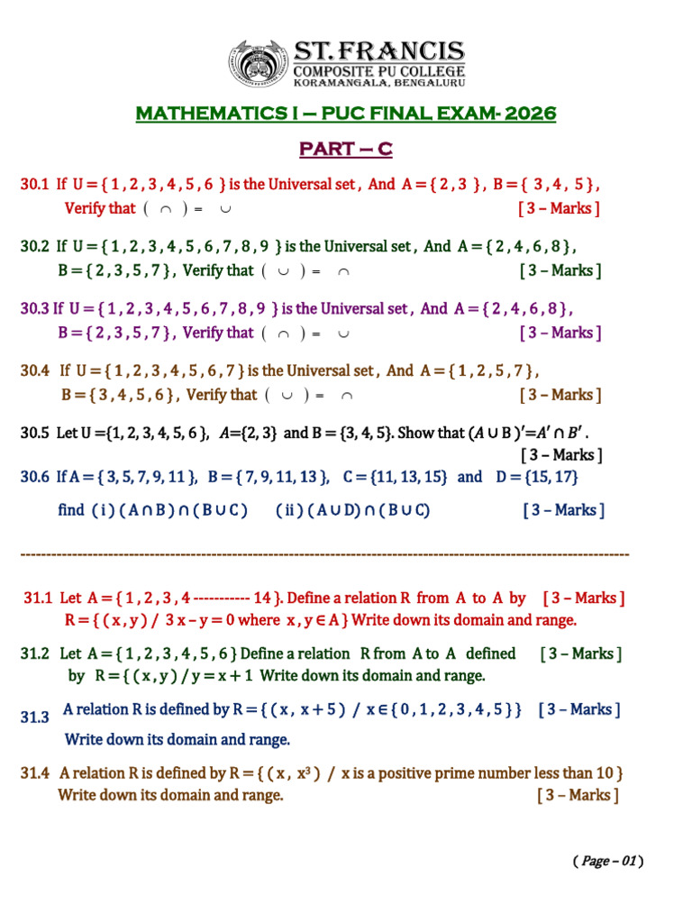 i - Puc -Part - c - Feb -2026 - Final Exam | PDF | Triangle | Mathematics