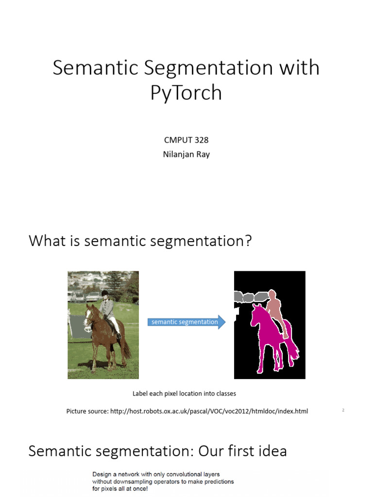 PyTorch Semantic Segmentation Guide | PDF | Image Segmentation ...