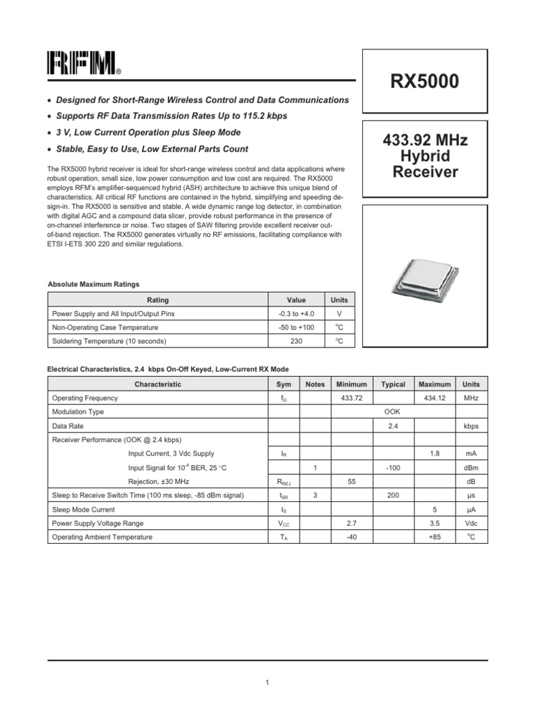 rx5000 | PDF | Amplifier | Inductor