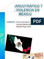 El Narcotráfico y La Violencia en México