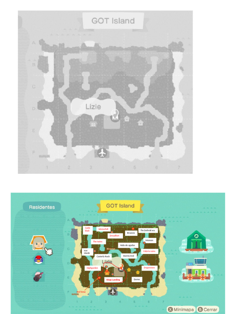 Mapa Got Island 2 | PDF