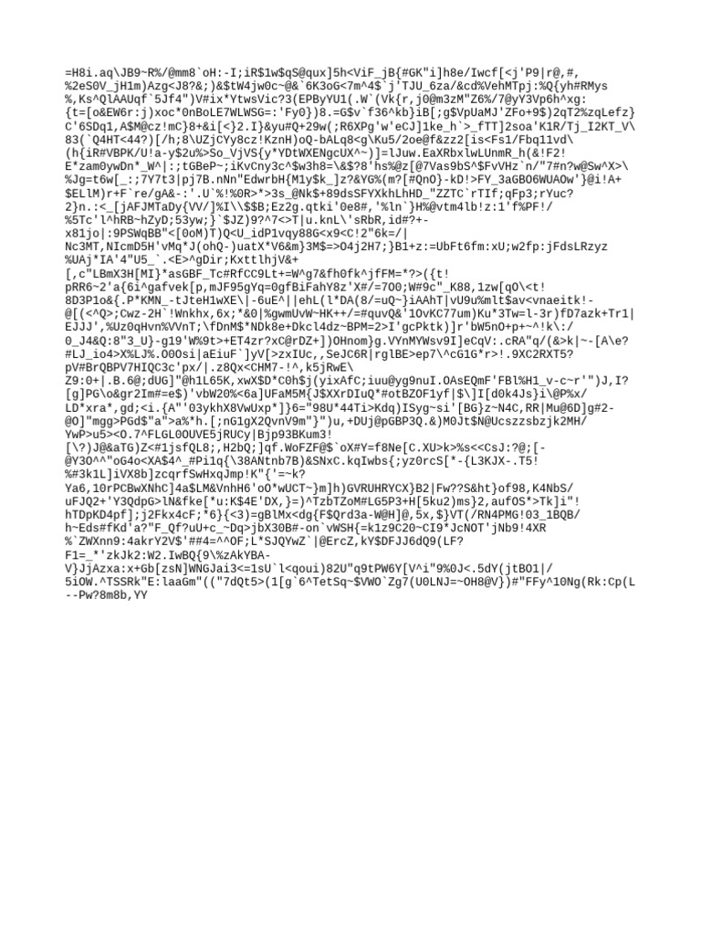Encrypted Document Analysis | PDF