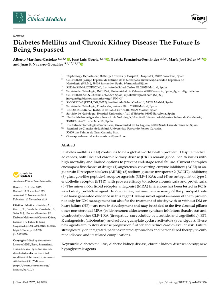 41375628 Diabetes Mellitus and Chronic Kidney Disease the Future is ...