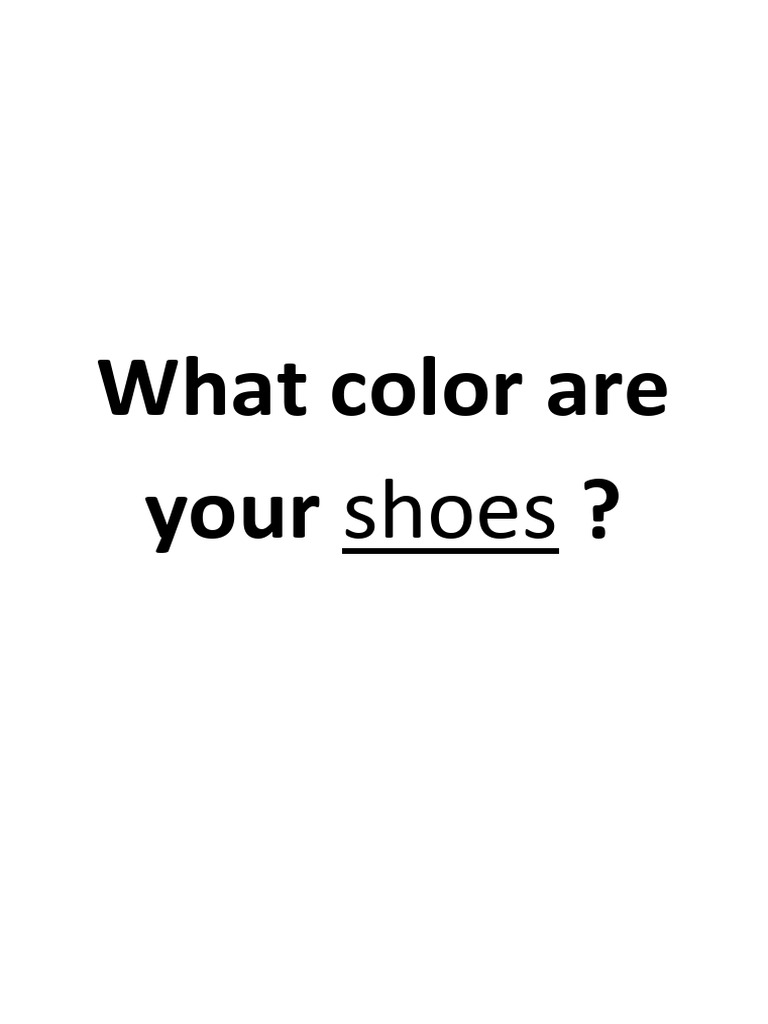 Questions About Clothes | PDF