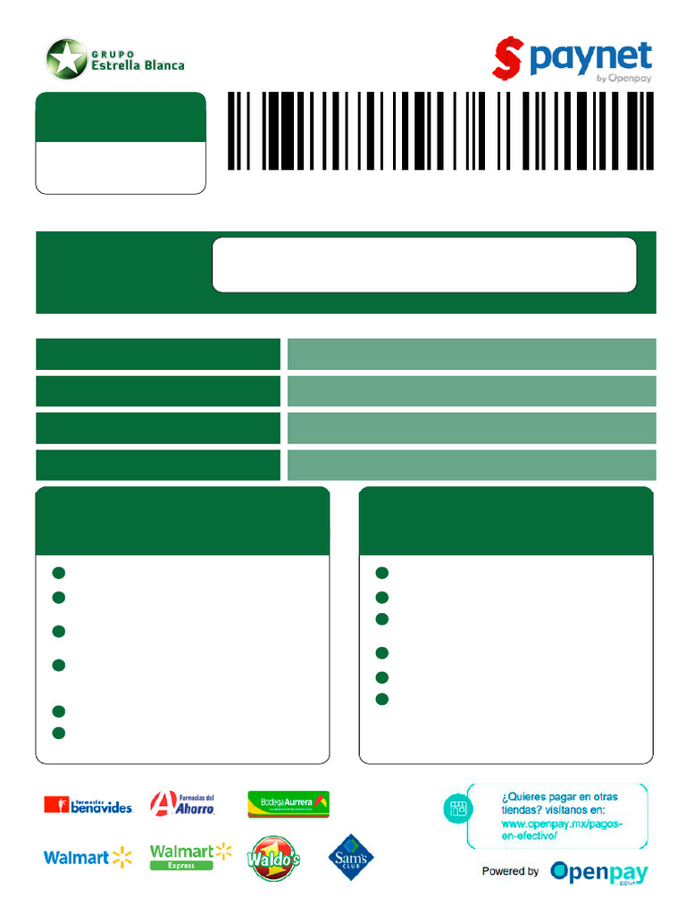 Instrucciones para Pago de Servicio 584 MXN | PDF