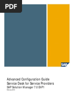 SAP Solution Manager ServiceDesk Setup
